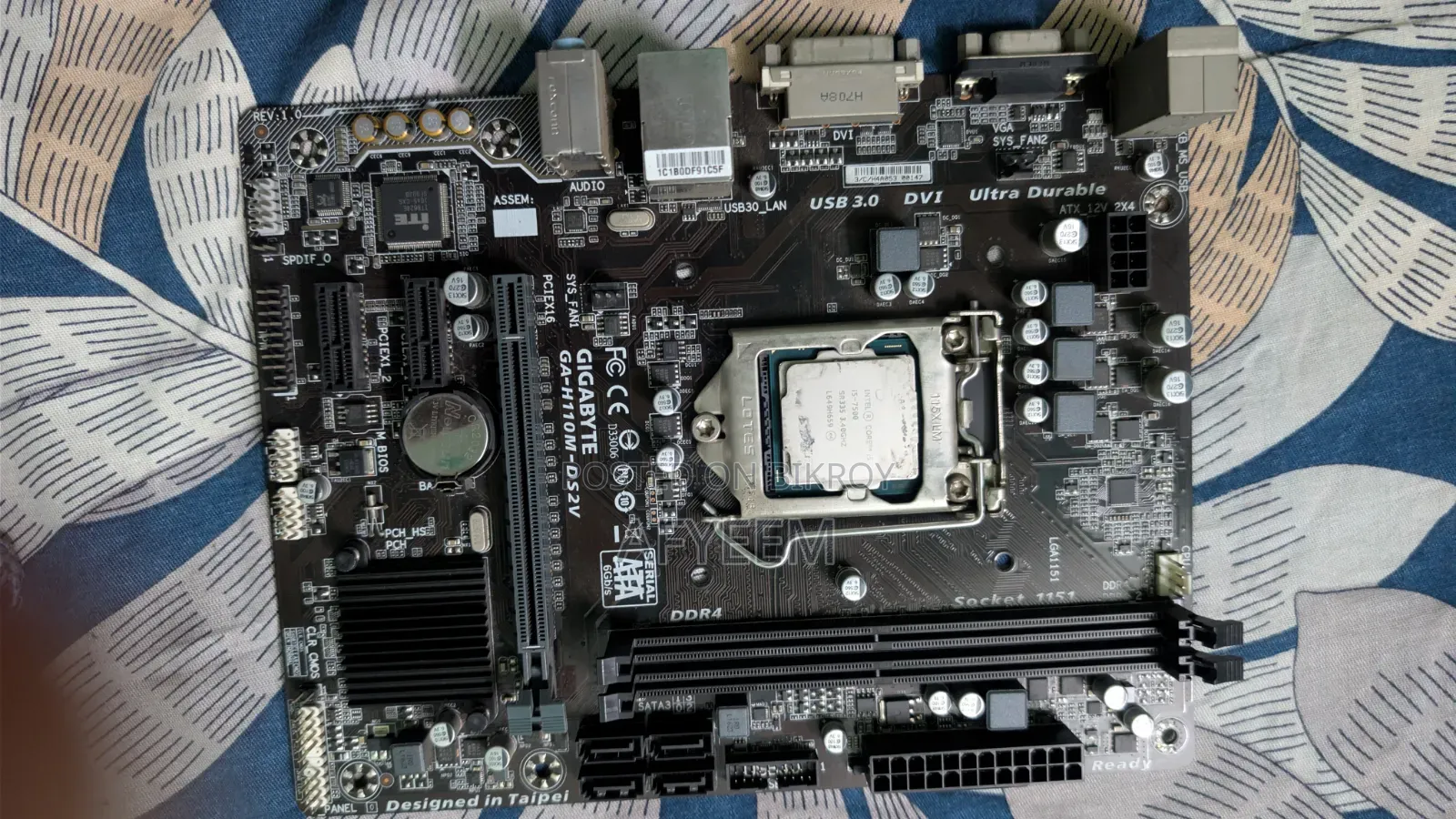 Gigabyte Ga H110m. I5 7gen.ddr4 4gb Ram