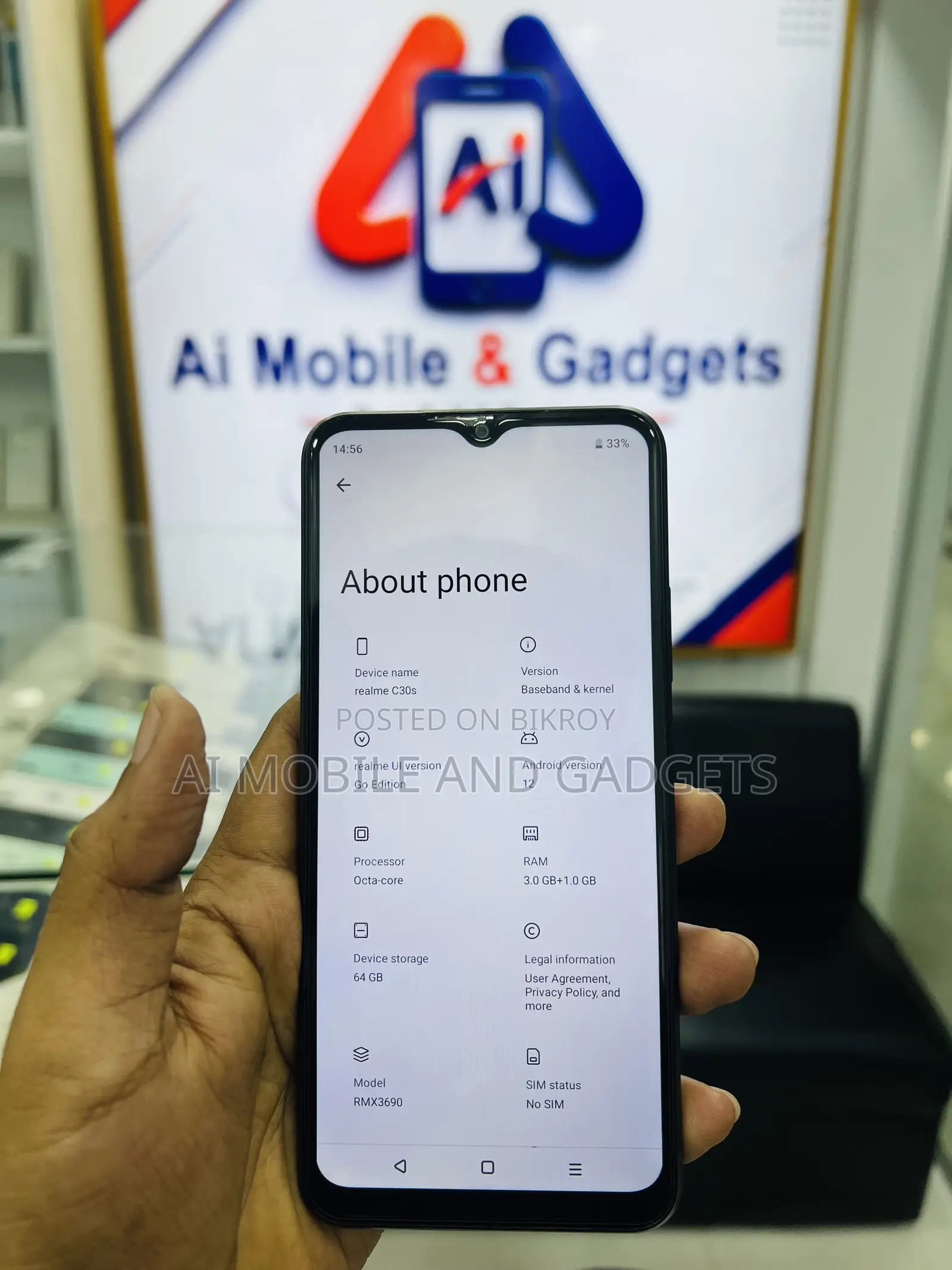 Realme C30s 64 GB Black