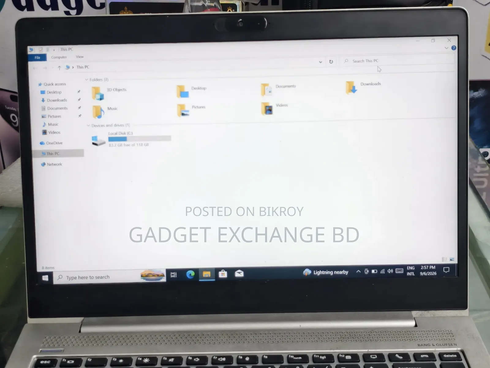 Laptop HP 8GB Intel Core i7 SSD 128GB