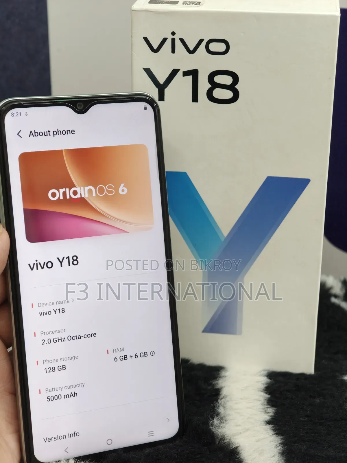 Vivo Y18 128 GB White