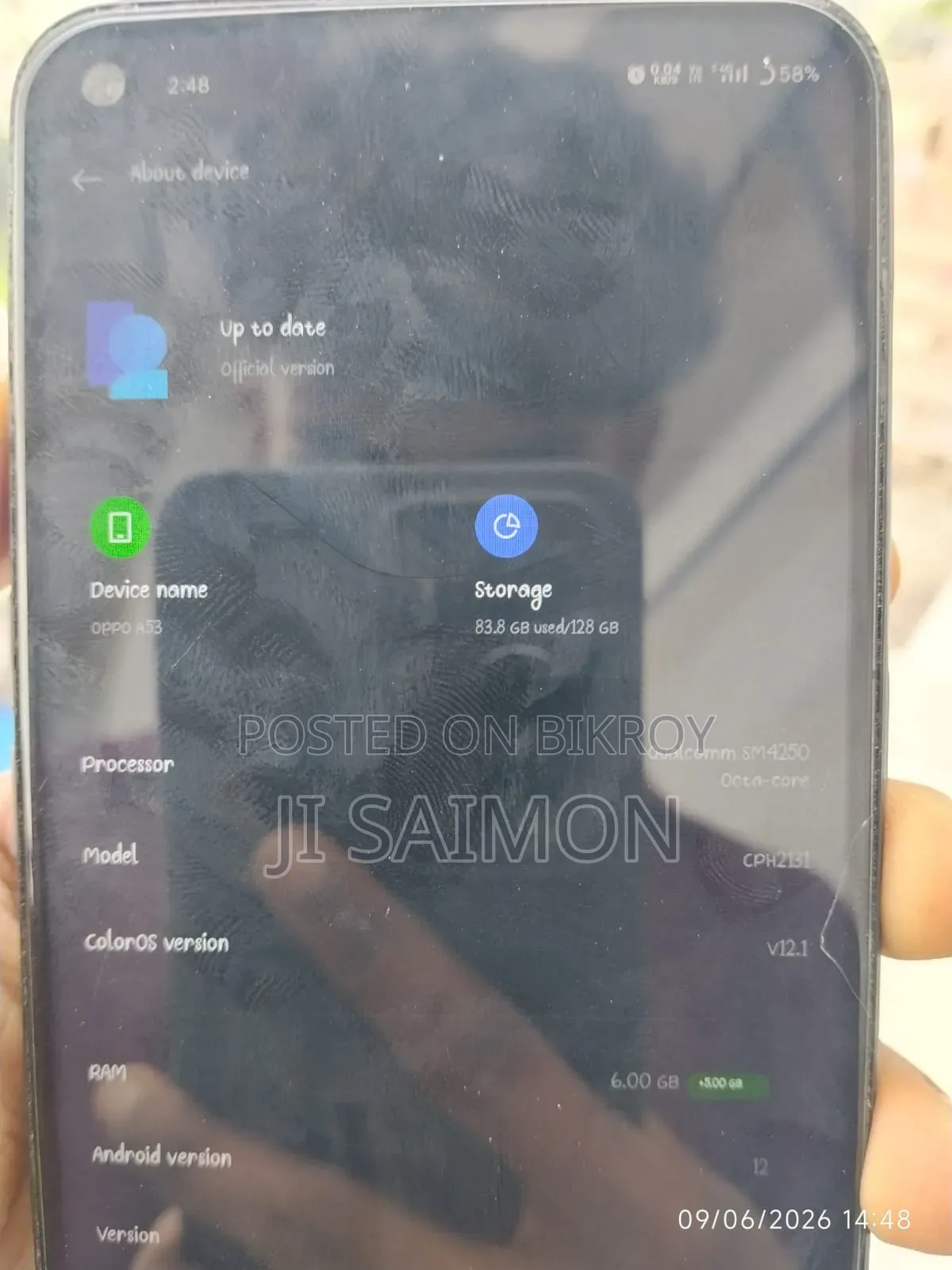 Oppo A53 128 GB Blue