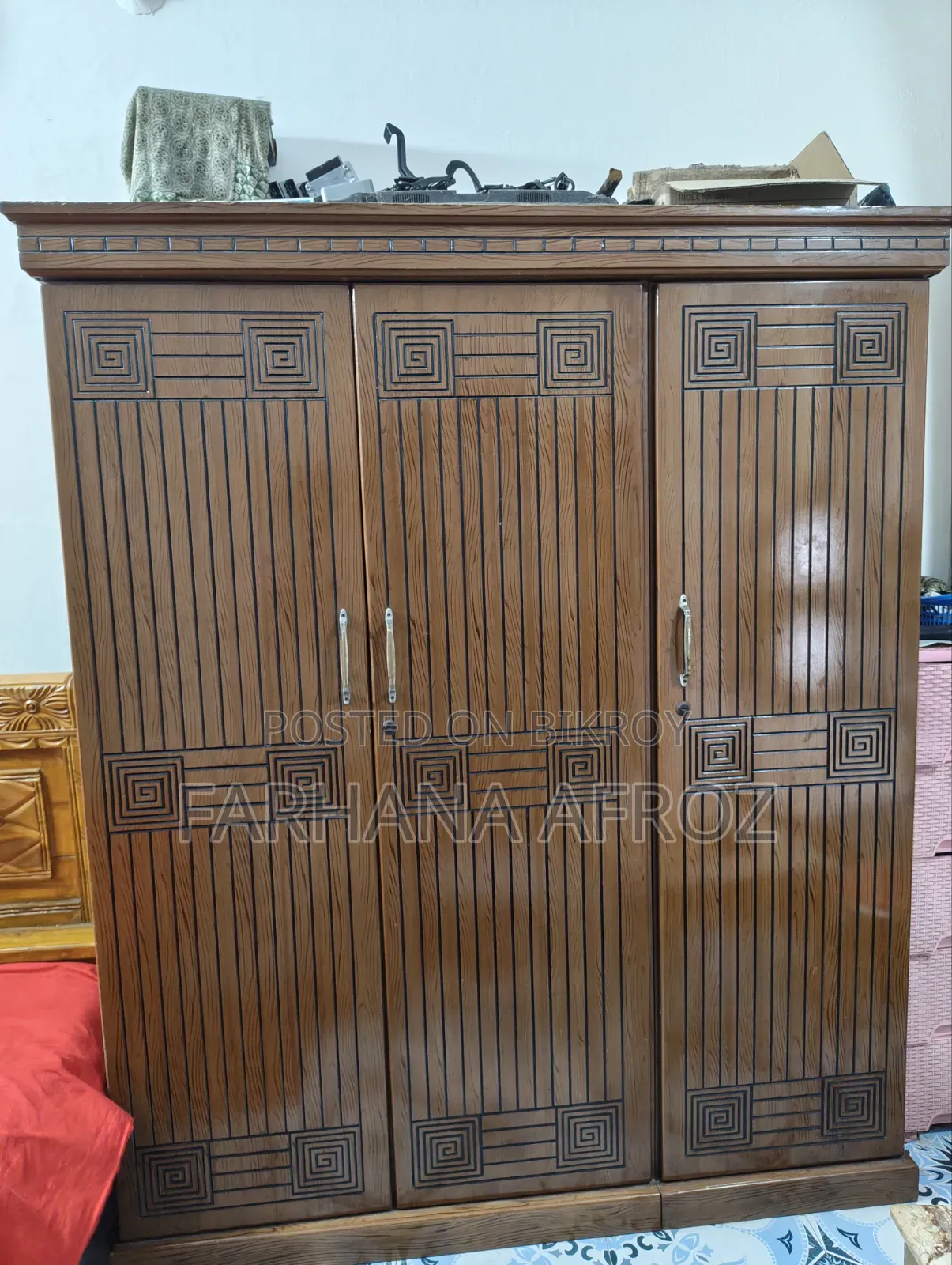 ৩ পার্ট আলমারি মালয়েশিয়ান কাঠ