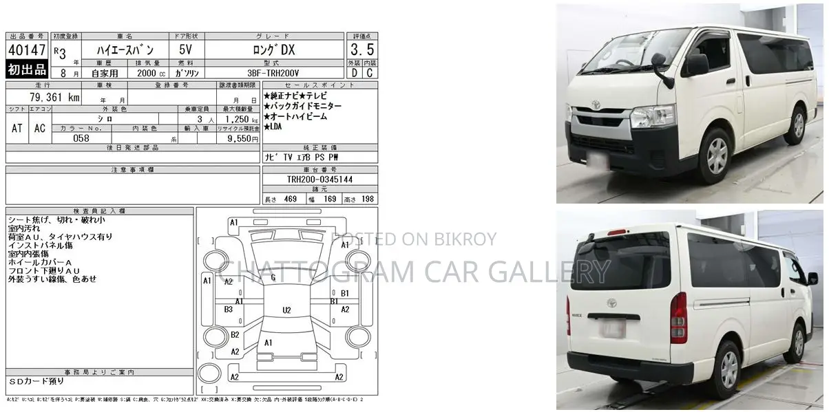 Toyota HiAce 2021 White