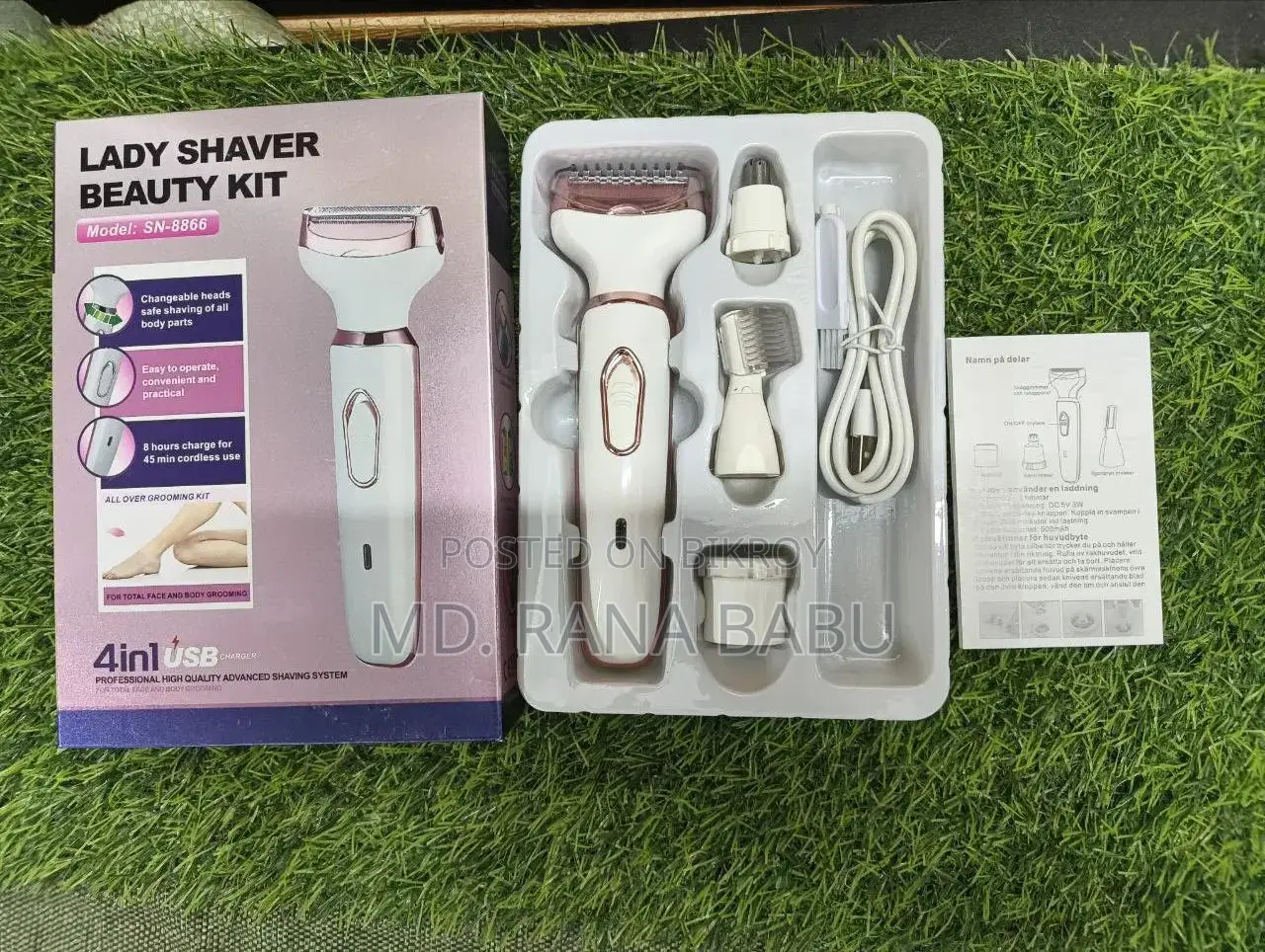 4 in 1 Lady Shaver Beauty Kit(djchhd)