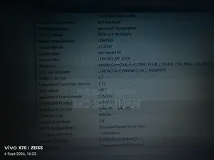 Laptop Lenovo 8GB Intel Core 3 HDD 500GB