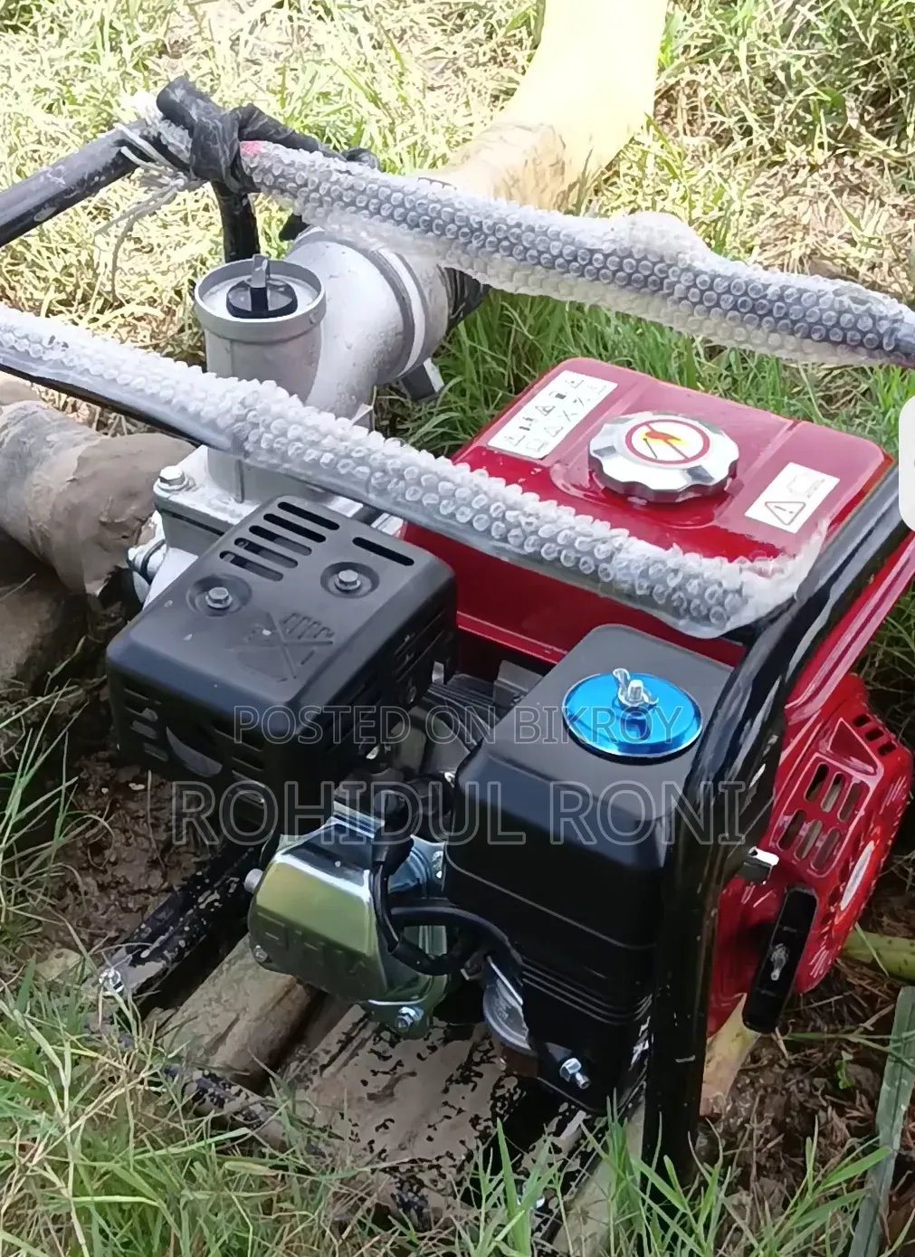 অসাধারণ একটি পেট্রোলে চালিত পানির মেশিন