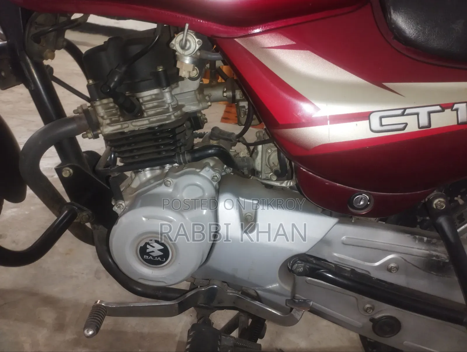 Bajaj CT 100 2020 Red