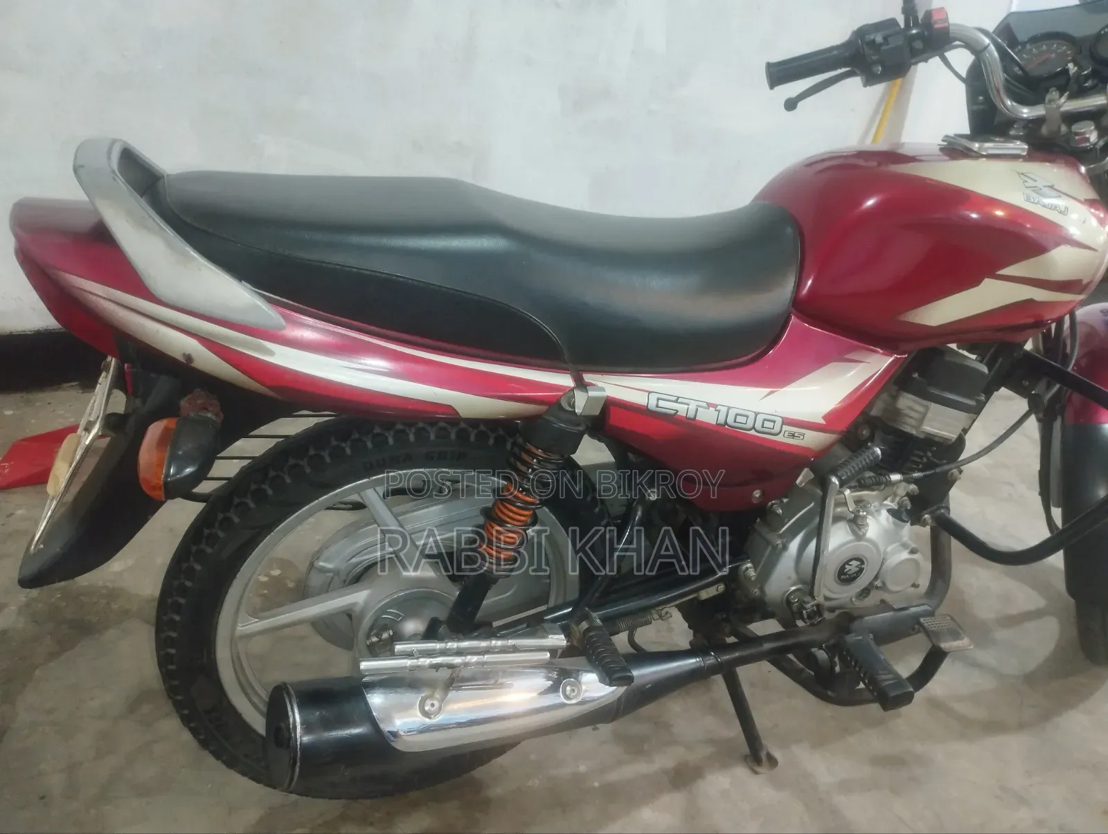 Bajaj CT 100 2020 Red