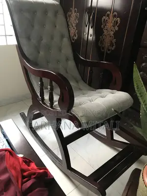 *Premium Rocking Chair - High Back Tufted Cushion