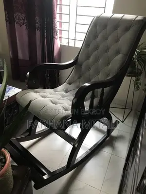 *Premium Rocking Chair - High Back Tufted Cushion