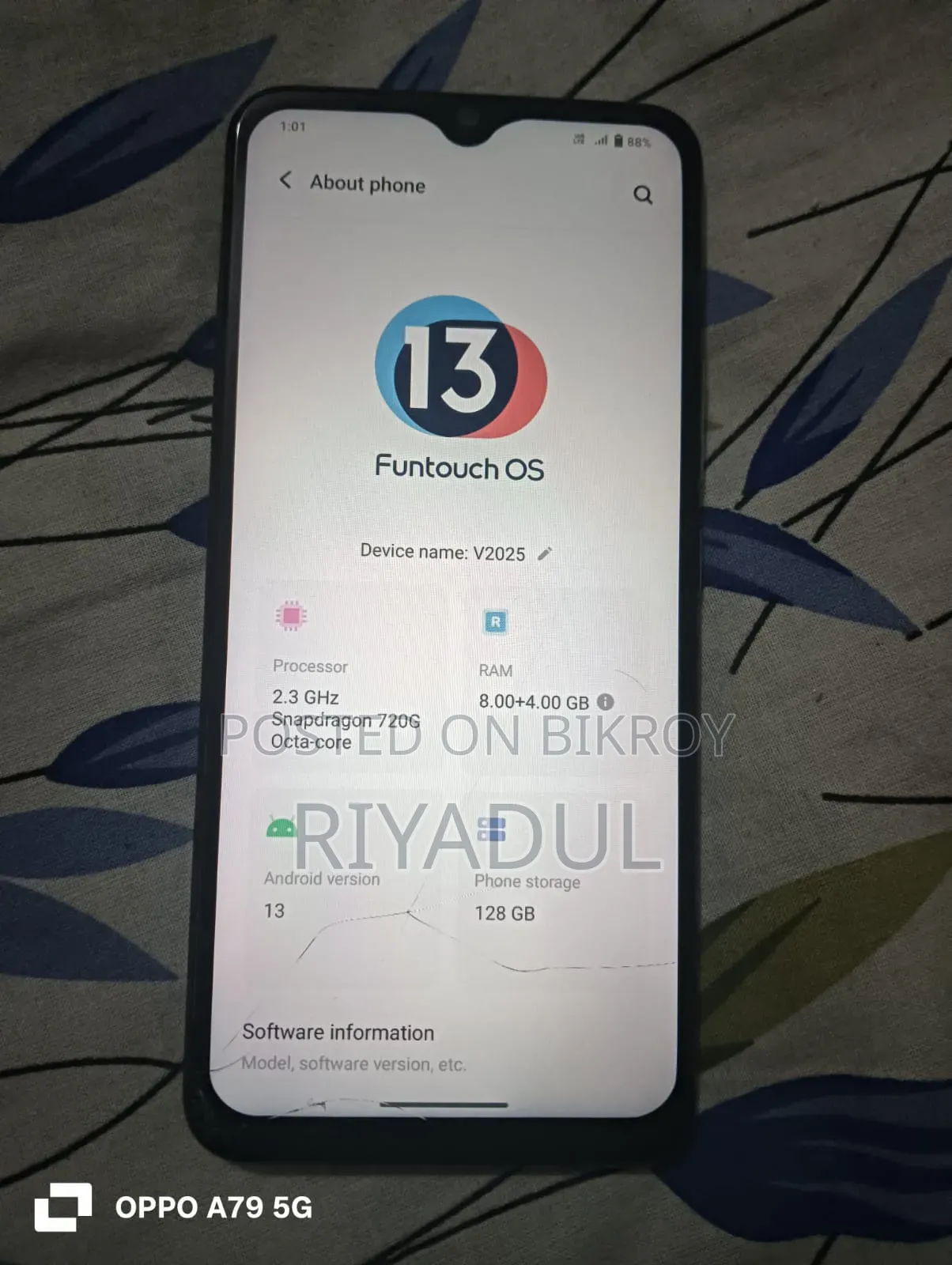 Vivo V20 128 GB Black