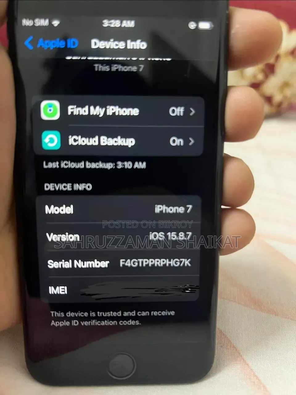 Apple iPhone 7 128 GB Black