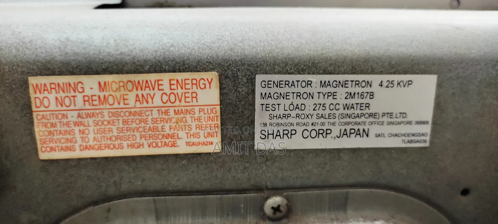 Sharp Double Grill Convection Microwave Oven Sensor