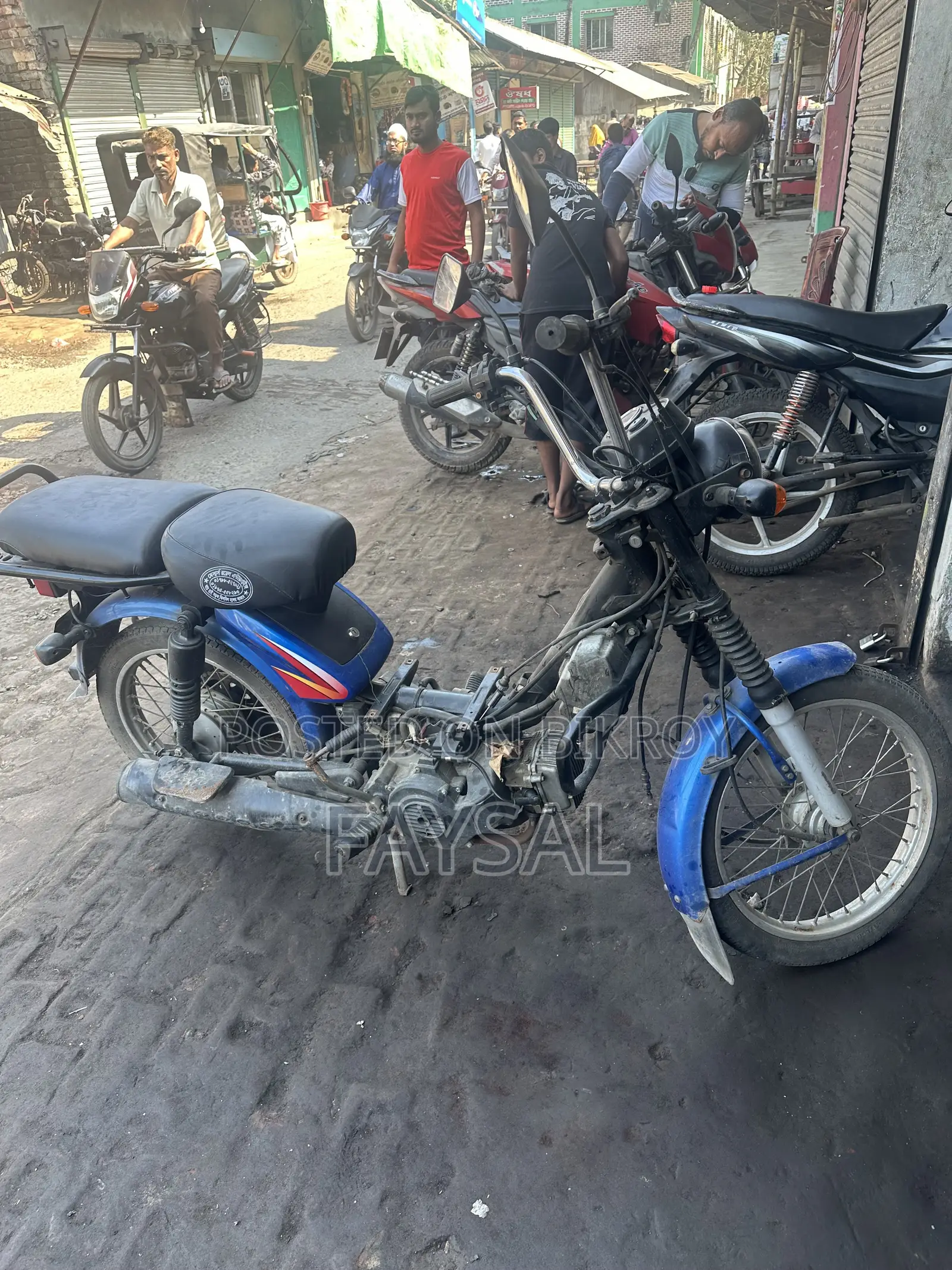 TVS XL 100 2019 Blue