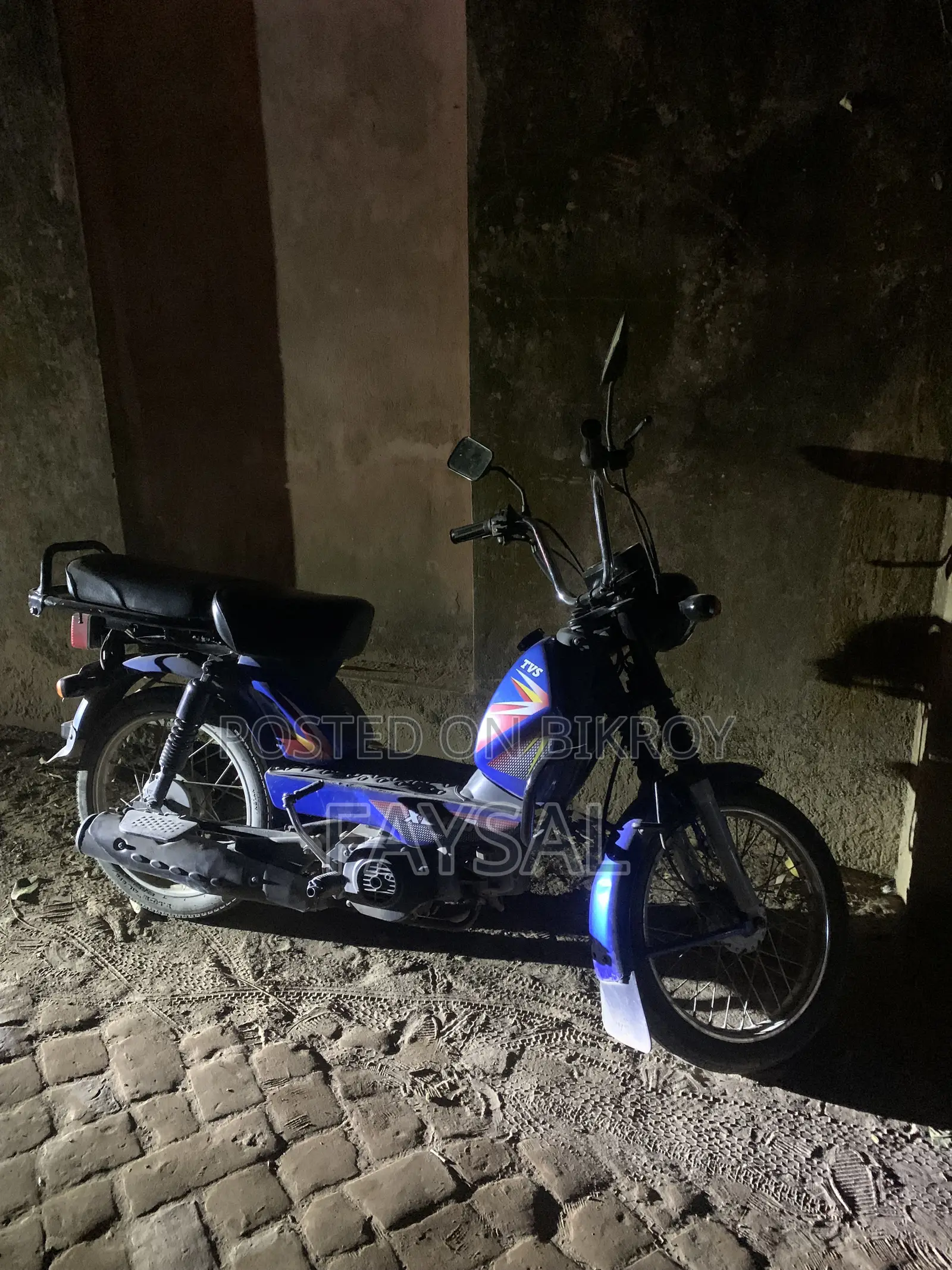 TVS XL 100 2019 Blue