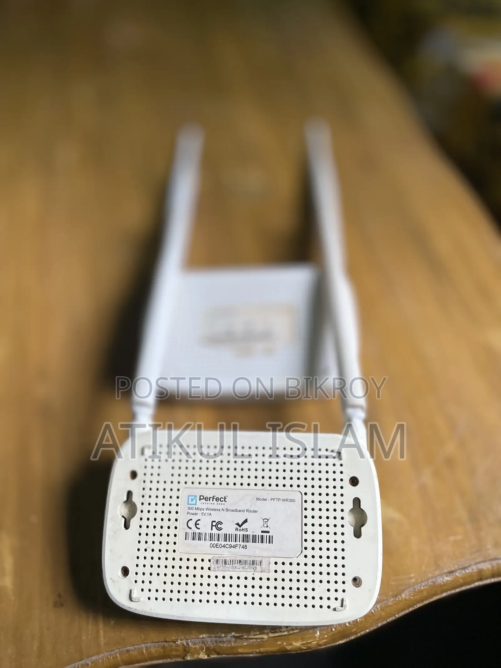 Perfect Wifi Router 300 MBPS Foll Fresh
