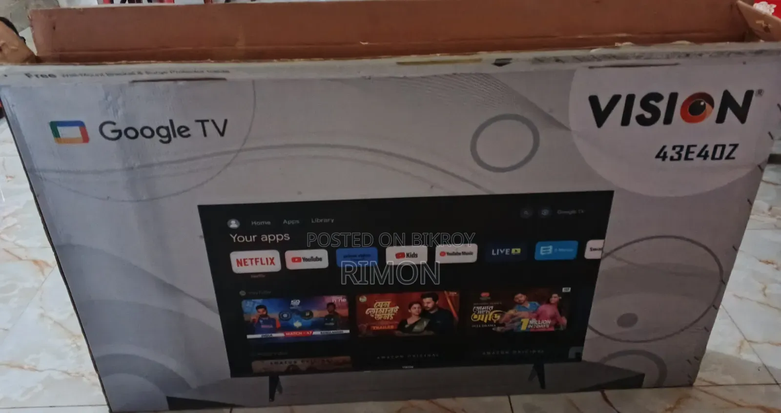 43" Vision Google TV