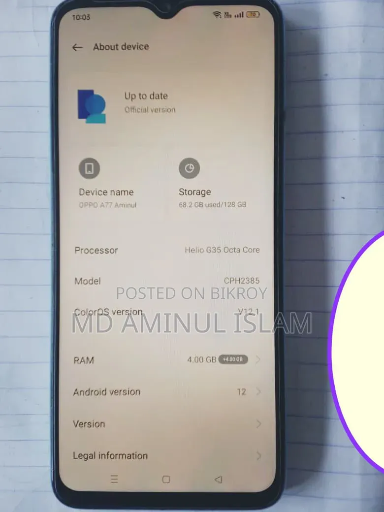 Oppo A77 128 GB