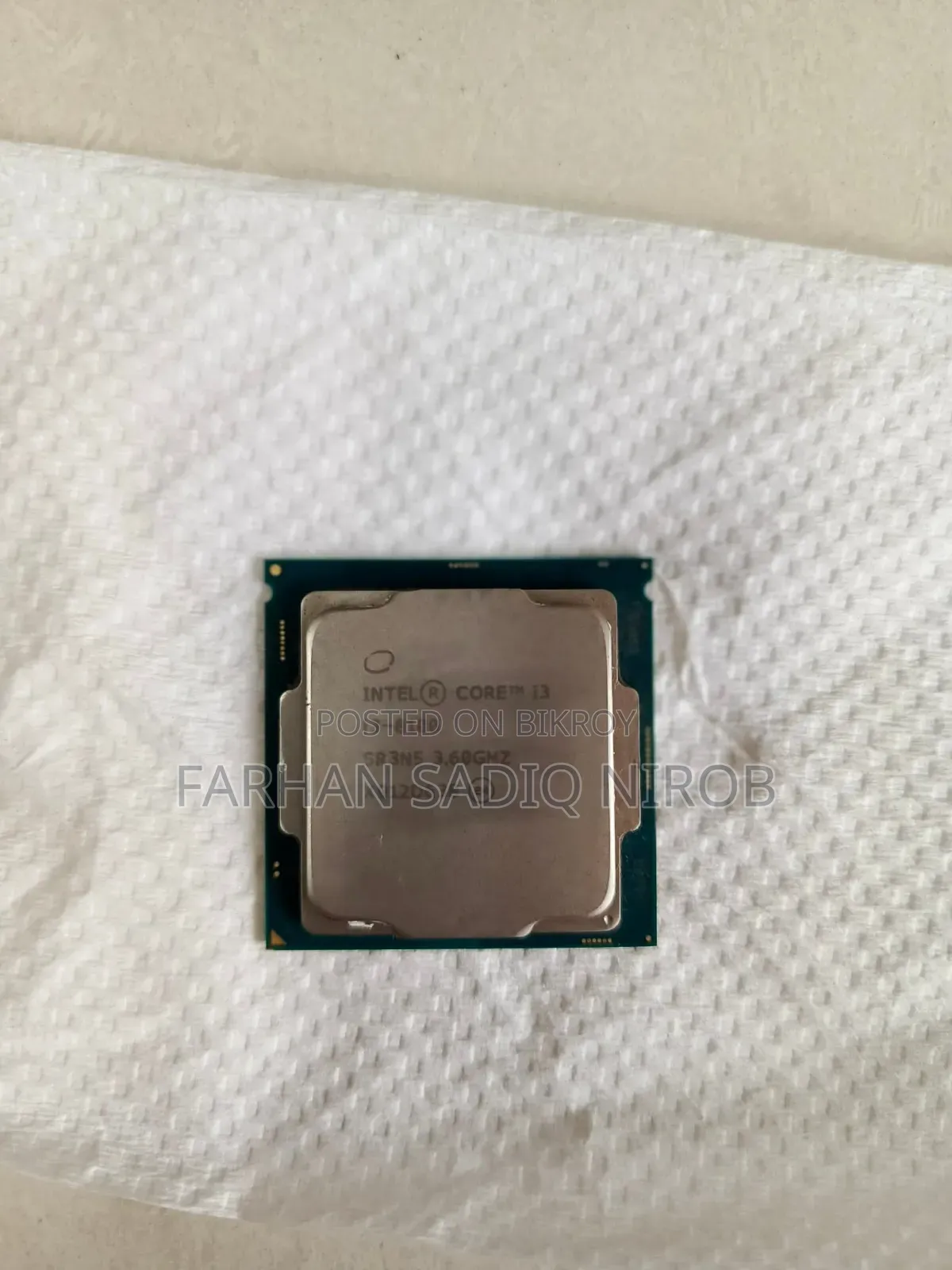 Intel Core I3-8100 (8th Gen) Processor - Fresh Condition
