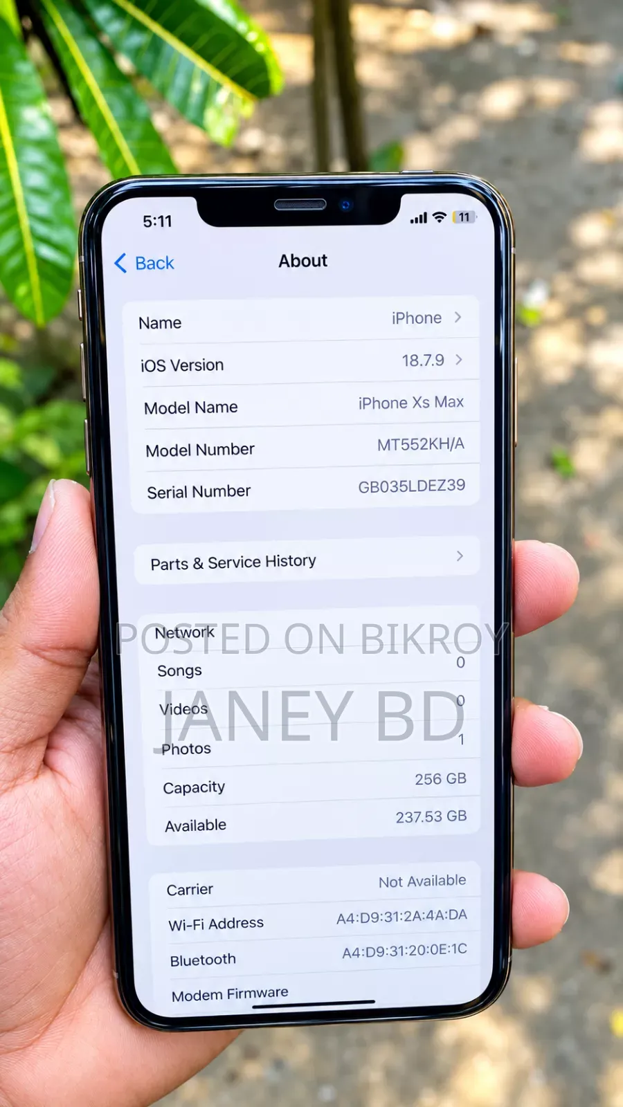 Apple iPhone XS Max 256 GB Gold