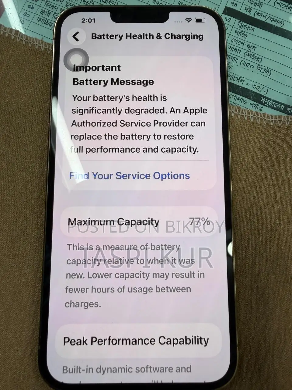 Apple iPhone 13 Pro Max 256 GB Gold