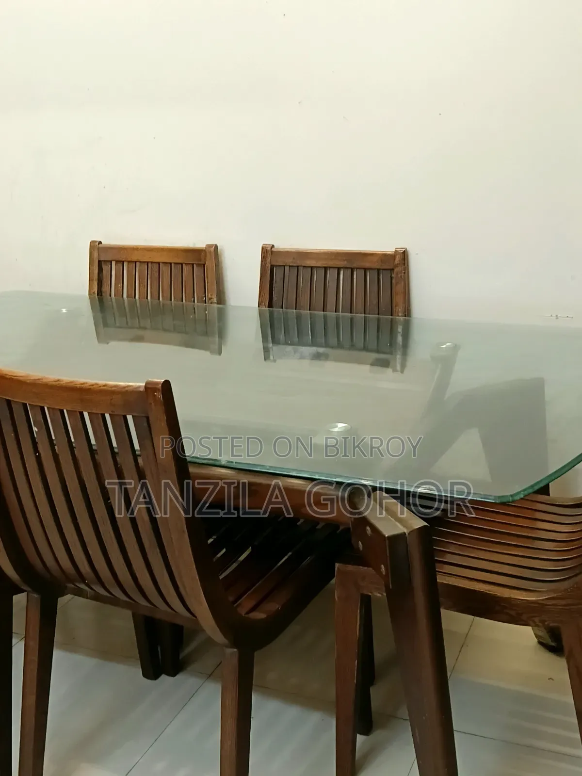 জরুরি বিক্রি Hatil এর ডাইনিং টেবিল ও ৬টি চেয়ার