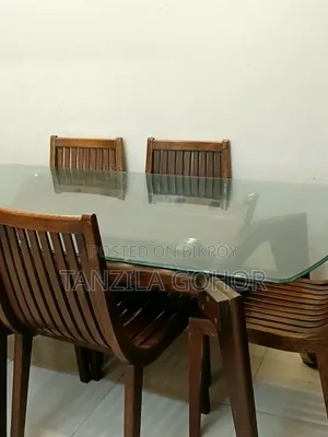 জরুরি বিক্রি Hatil এর ডাইনিং টেবিল ও ৬টি চেয়ার
