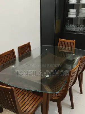 জরুরি বিক্রি Hatil এর ডাইনিং টেবিল ও ৬টি চেয়ার