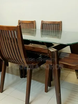 জরুরি বিক্রি Hatil এর ডাইনিং টেবিল ও ৬টি চেয়ার