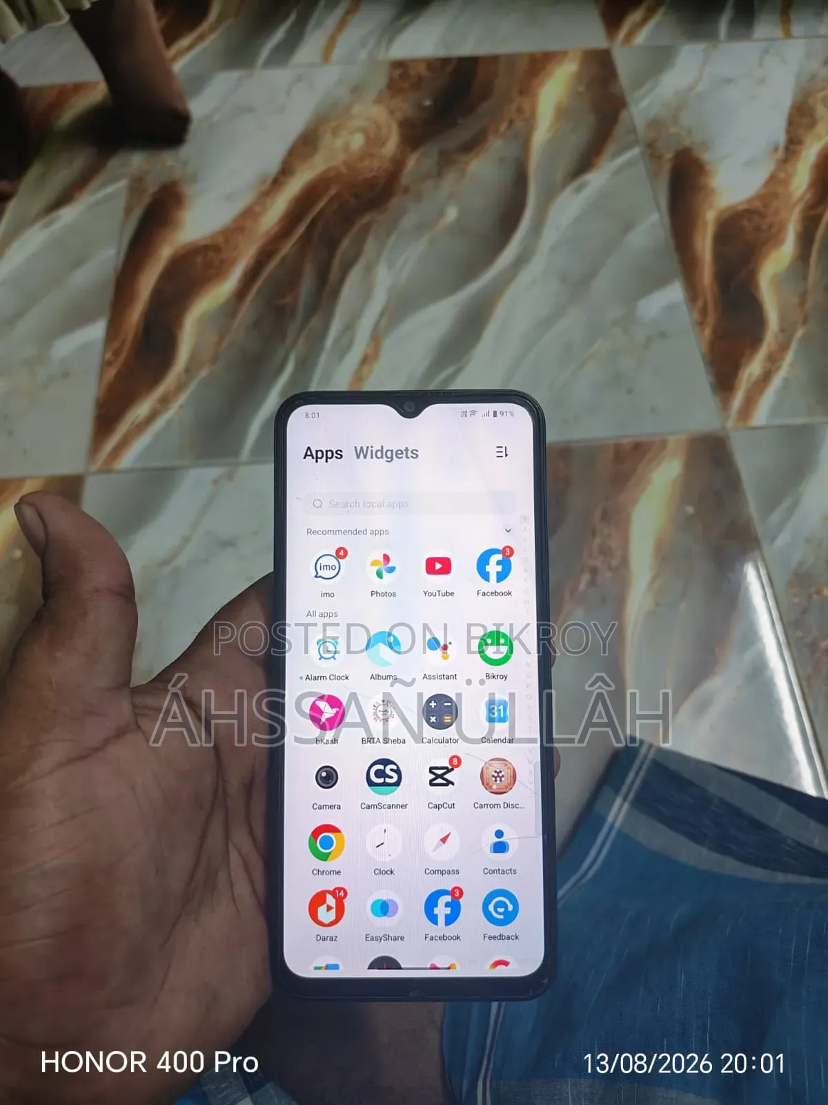 Vivo Y22s 128 GB Blue