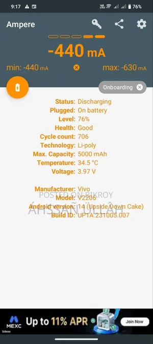 Vivo Y22s 128 GB Blue
