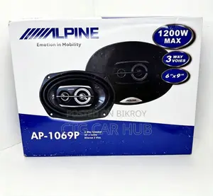 গাড়ির সাউন্ডে নতুন মাত্রা — Alpine AP-1069P 6×9” 3-Way Speaker