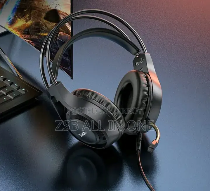 Hoco W106 3.5mm Plug Play Immersive Gaming Headphones