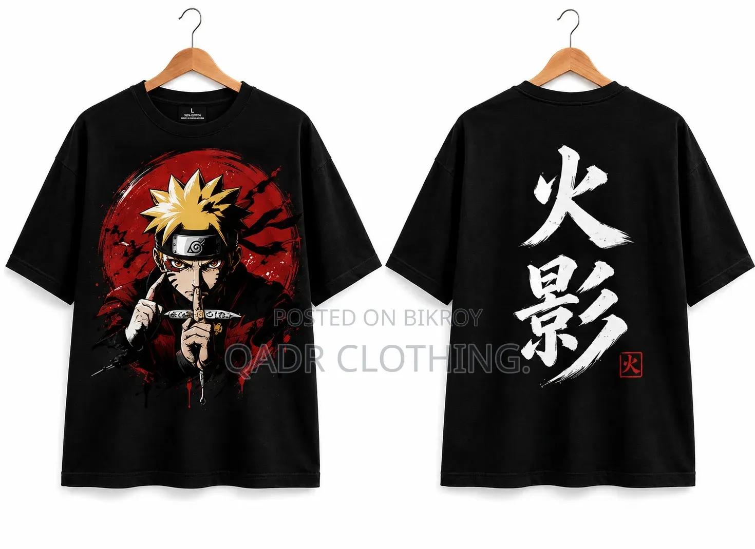 Naruto Premium Oversized Drop Shoulder T-Shirt | 220 GSM | PRE-ORDER