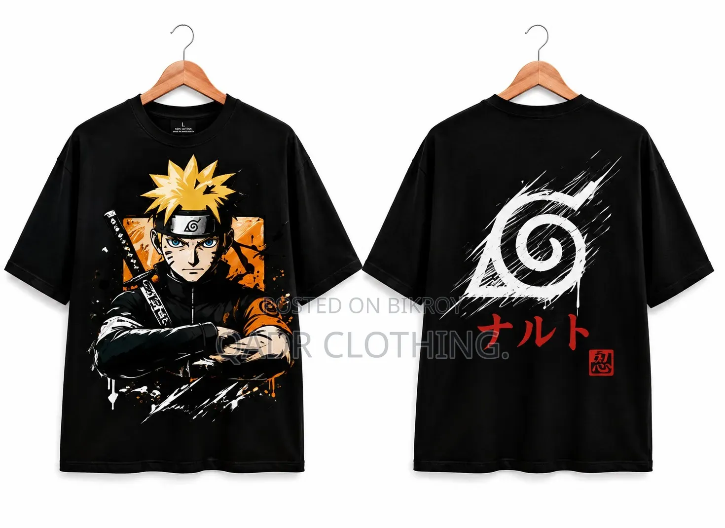 Naruto Premium Oversized Drop Shoulder T-Shirt | 220 GSM | PRE-ORDER