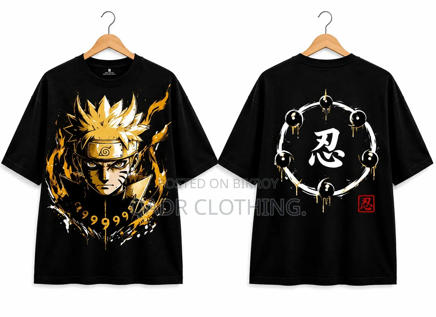 Naruto Premium Oversized Drop Shoulder T-Shirt | 220 GSM | PRE-ORDER