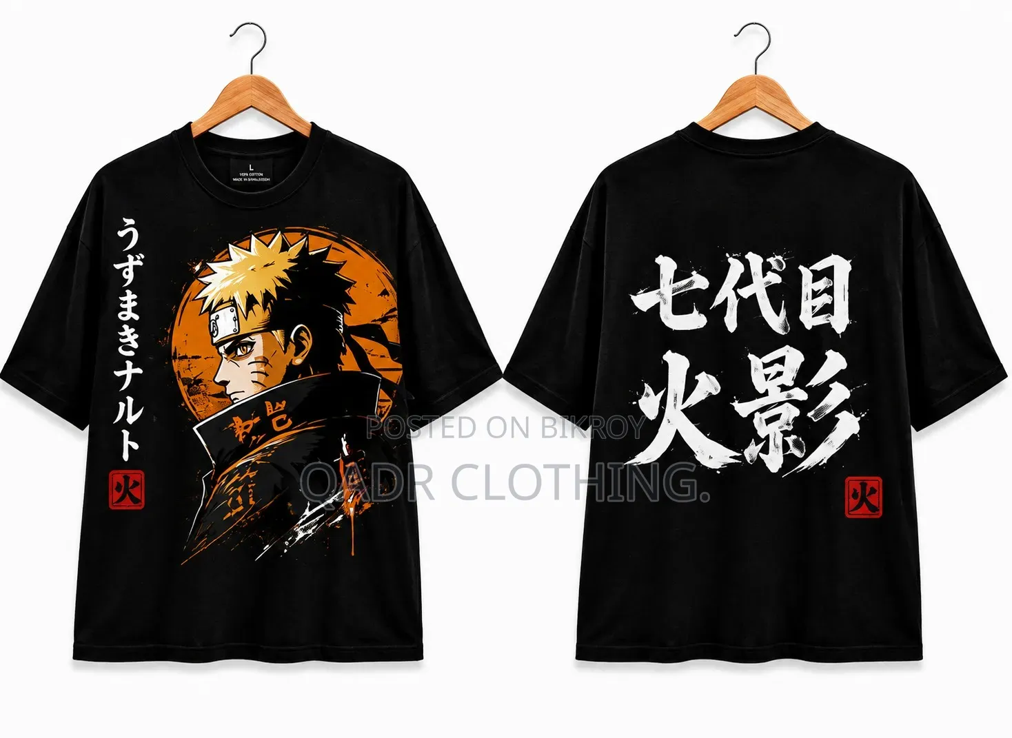 Naruto Premium Oversized Drop Shoulder T-Shirt | 220 GSM | PRE-ORDER