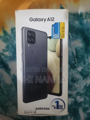 স্যামসাং গ্যালাক্সি এ১২ ৬৪ জিবি কালো