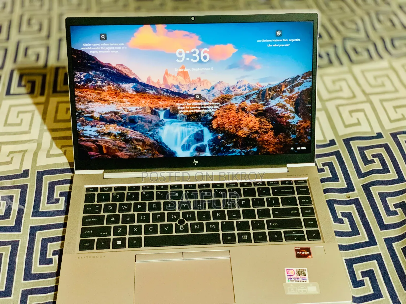 Laptop HP EliteBook 845 G8 12GB Intel Core I5 SSD 256GB