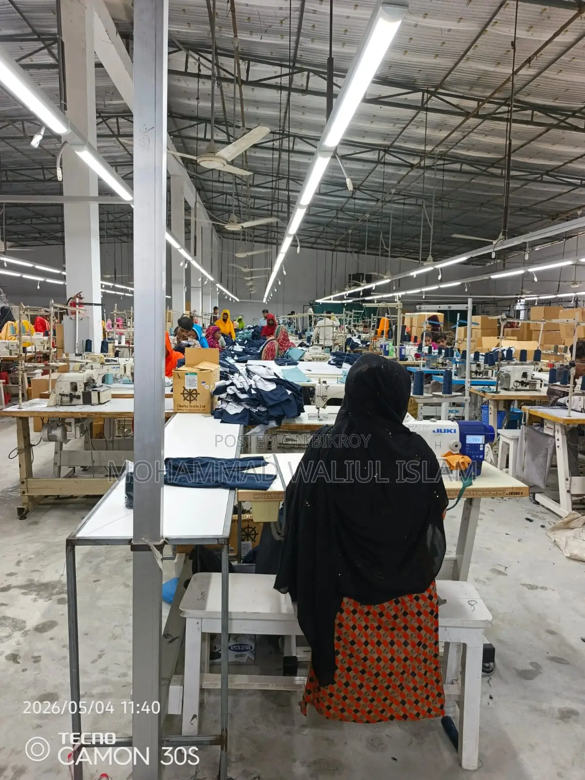 Complete Garments Factory Setup