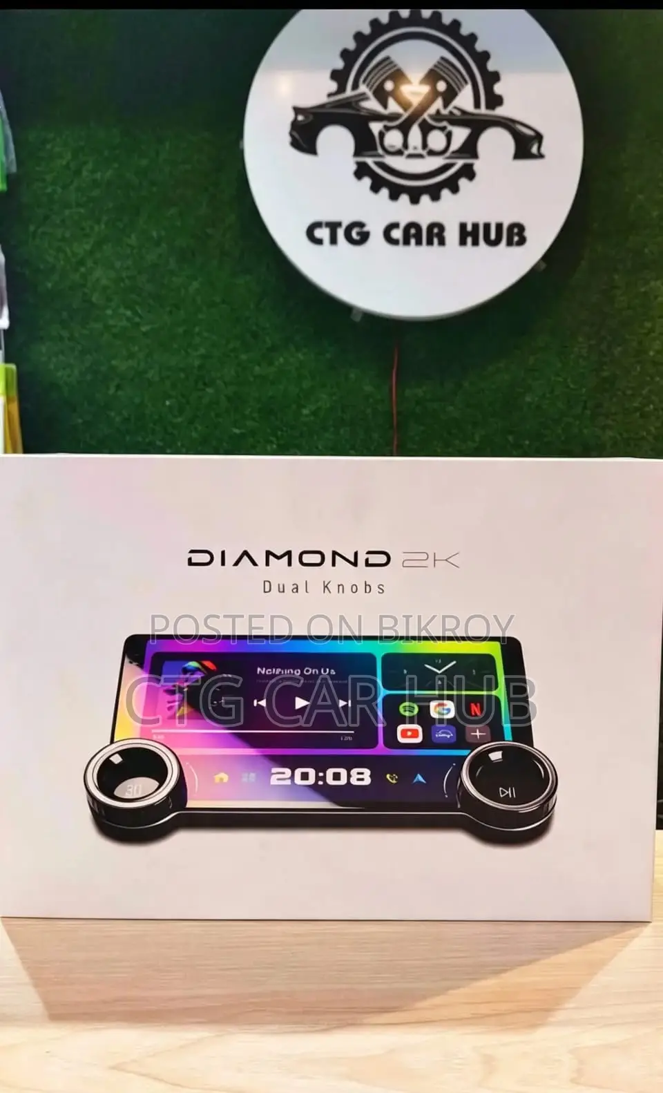 Diamond Pro Series | Dual Knob Android Car Player – 10", 4/64gb