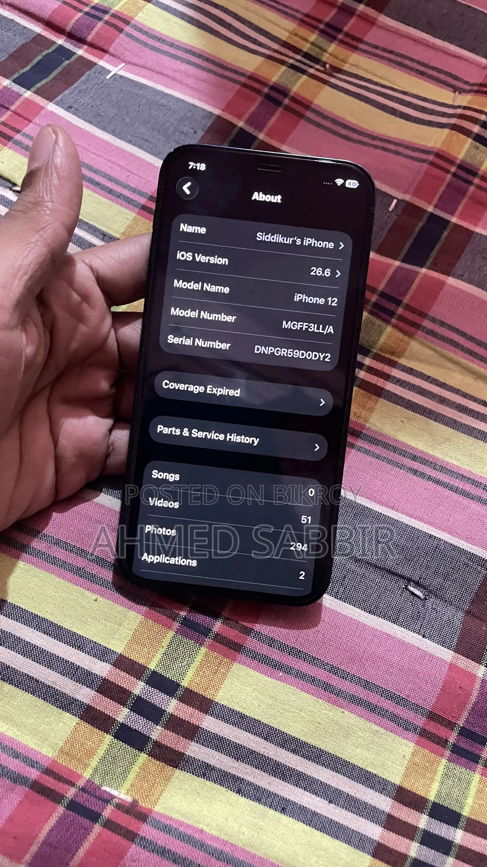 Apple iPhone 12 256 GB Black