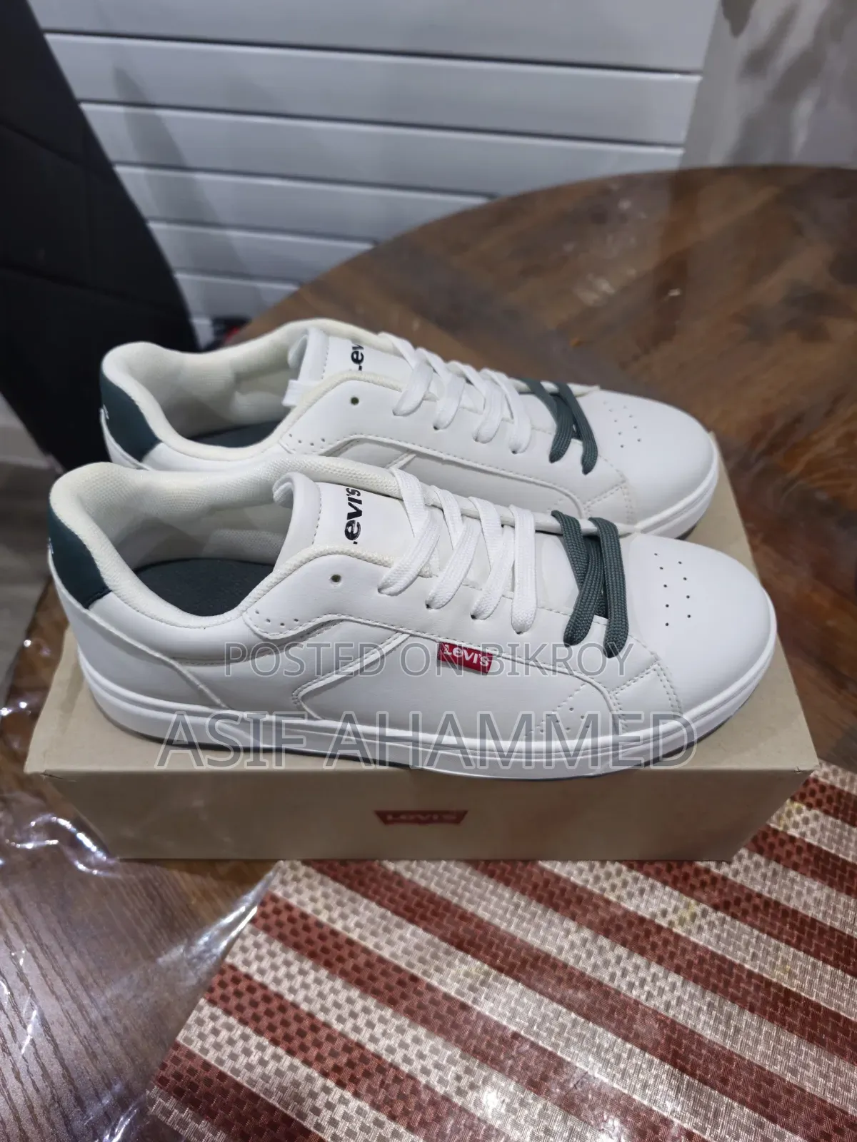 Levi's RUCKER - Trainers - White Green