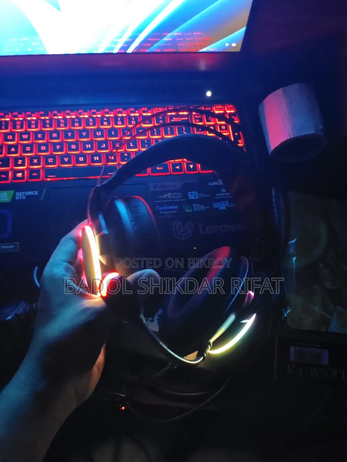 Gigabyte AORUS H1 Wired Gaming Headset (Black)