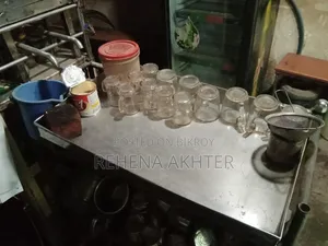 চায়ের দোকানের মালামাল,কাচের ডিসপ্লে র‍্যাক, গ্লাস কাউন্টার ও মালামাল