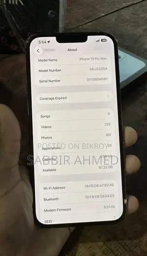 Apple iPhone 13 Pro Max 256 GB Blue