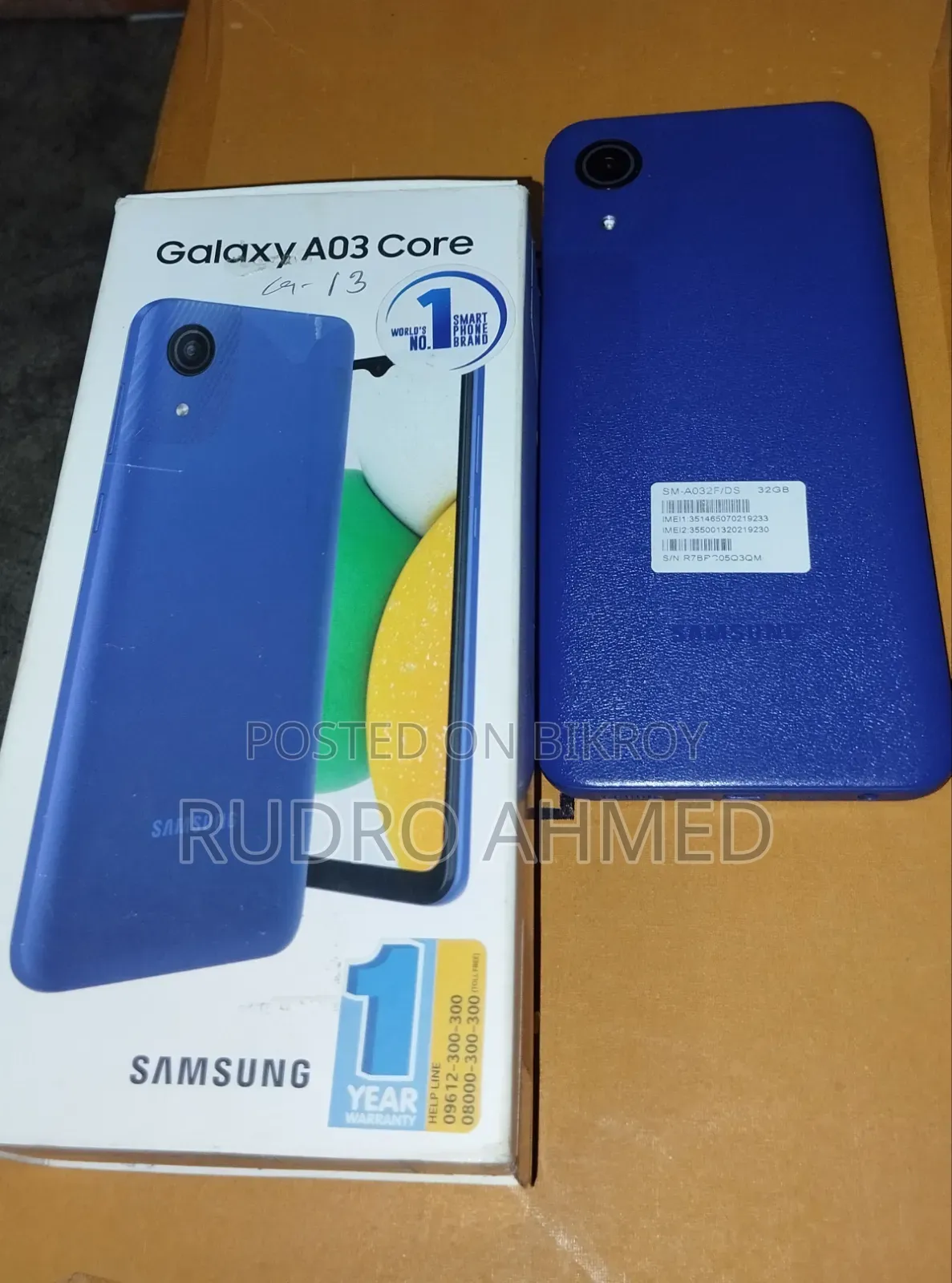 Samsung Galaxy A03 Core 32 GB Blue