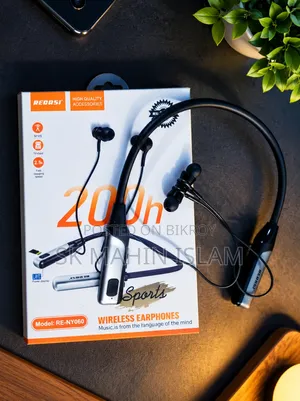 RECRSI RE-NY060 Wireless Neckband – 200 Hours Standby
