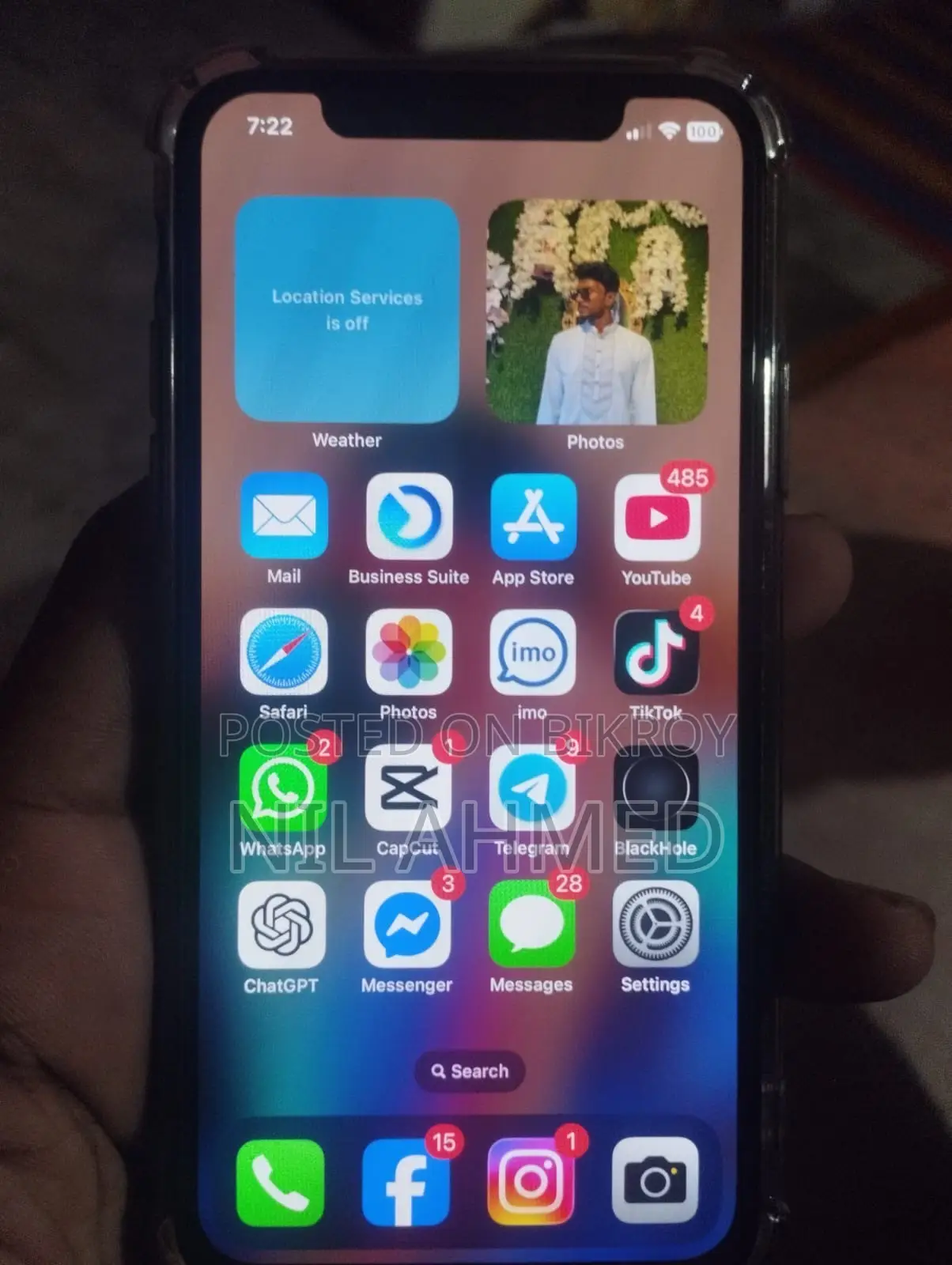 Apple iPhone X 256 GB Black