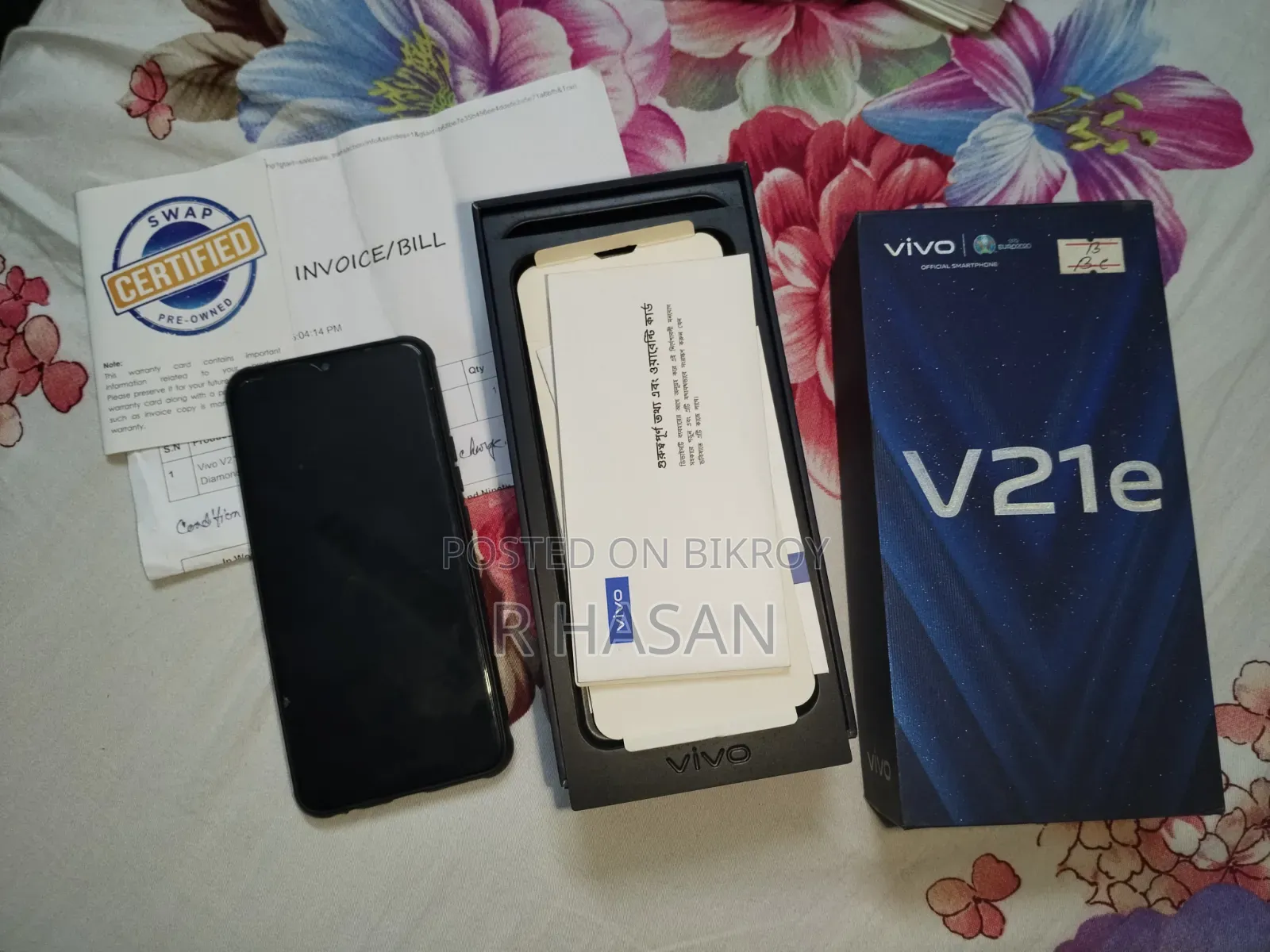 Vivo V21e 128 GB Purple